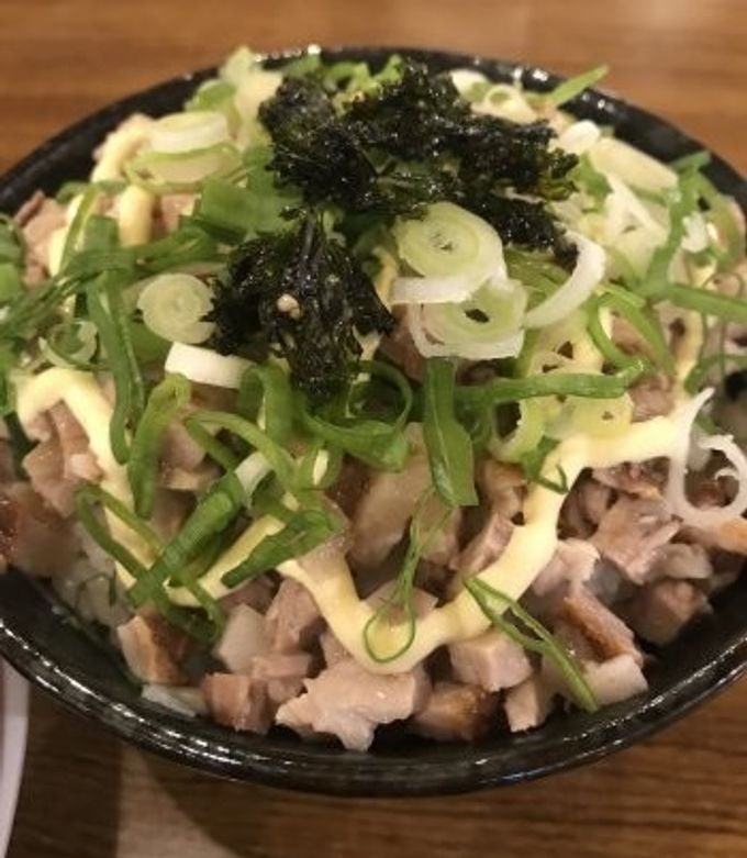 ランチにチャーシューマヨ丼-レシピのメイン写真