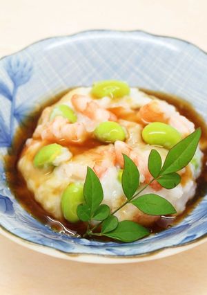 長芋のふわもちレンジ蒸し～生姜ぽん酢あん-レシピのメイン写真