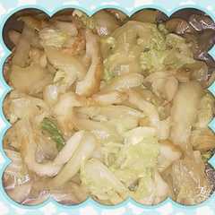 รูปของ 白菜とちくわの炒め煮