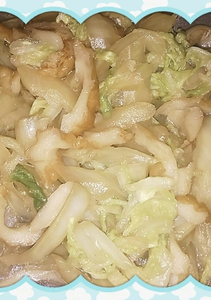 白菜とちくわの炒め煮-レシピのメイン写真