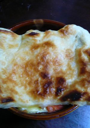 ★グラタンのパイシートのせ★-レシピのメイン写真