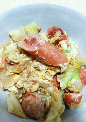 簡単♪野菜のカレーマヨ炒め-レシピのメイン写真