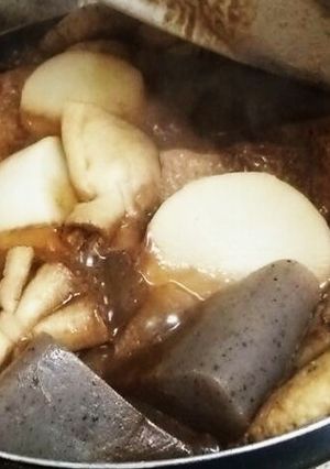 名古屋の赤味噌で煮込むおでん♪みそおでん-レシピのメイン写真