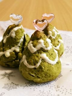 HMでクリスマスツリースコーン 抹茶味-レシピのメイン写真