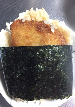 バカタレカツおにぎり-レシピのメイン写真