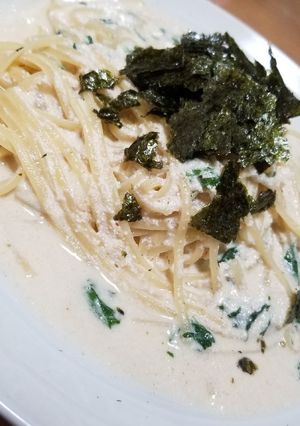 明太子クリームソースパスタ-レシピのメイン写真