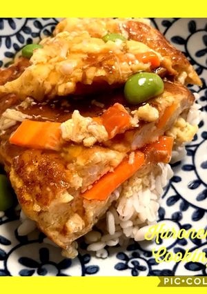 冷蔵庫の半端野菜消費♪ふわふわ天津飯☆-レシピのメイン写真