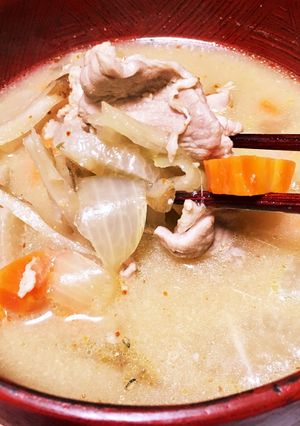 北国の 具だくさん 豚汁！ 酒粕入り-レシピのメイン写真