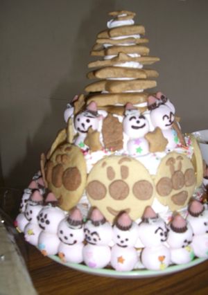 アンパンマン★ツリークリスマスケーキ-レシピのメイン写真