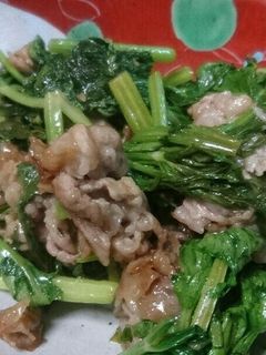 セロリと豚肉の炒め物-レシピのメイン写真