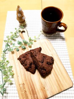 バレンタインにHMで簡単チョコスコーン-レシピのメイン写真