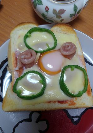 玉子目玉焼きサンド-レシピのメイン写真
