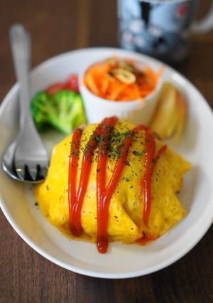 卵アレルギー対応♡オムライス用薄焼き卵-レシピのメイン写真