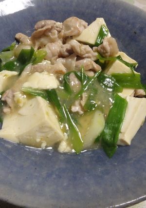 柚子胡椒風味のあんかけ肉豆腐風-レシピのメイン写真