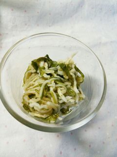 切り干し大根のめかぶ和え-レシピのメイン写真
