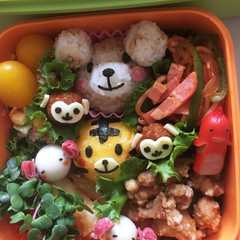 รูปของ 動物キャラ弁 ①