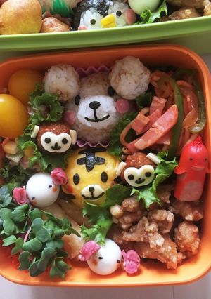 動物キャラ弁 ①-レシピのメイン写真
