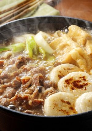 焼きもち団子入り煮込みジンギスカン-レシピのメイン写真
