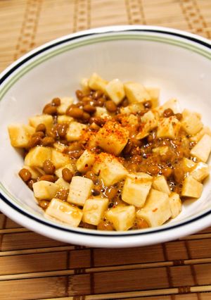 納豆と長いものネバネバサラダ♪-レシピのメイン写真
