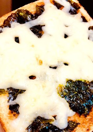 海苔とチーズと醤油とマヨネーズのトースト-レシピのメイン写真