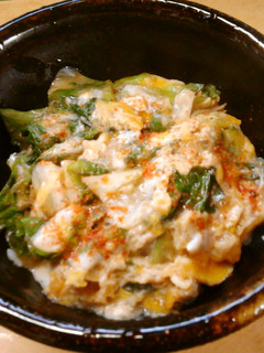 1人分 しゃきしゃきレタスの卵丼-レシピのメイン写真