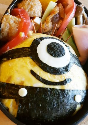 キャラ弁:ミニオンズ-レシピのメイン写真