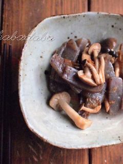 しめじとコンニャクのおかか炒め-レシピのメイン写真