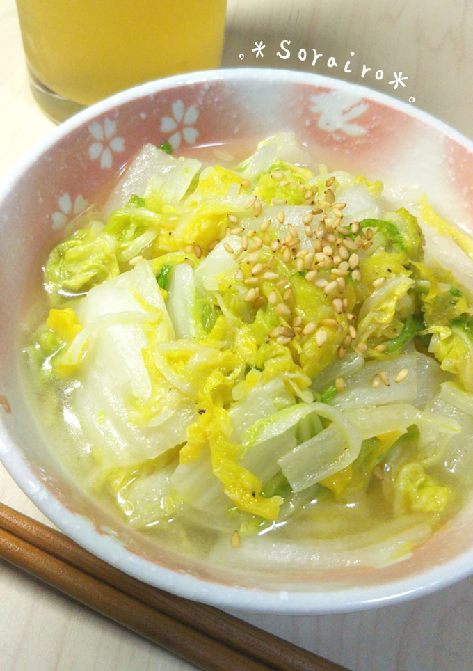 冬、旬が到来♪やわらか白菜の旨塩炒め♪-レシピのメイン写真