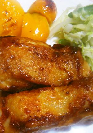 健康法師の チキンのトンカツソース焼き-レシピのメイン写真