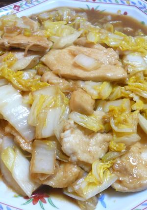 白菜鶏炒めうま煮-レシピのメイン写真
