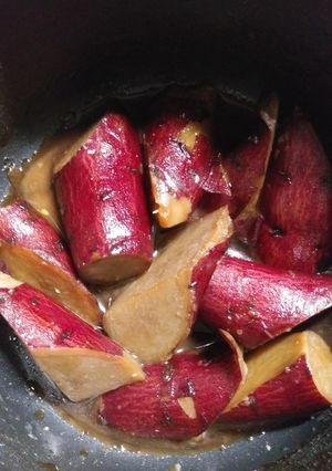簡単☆さつまいもの甘辛煮(マヨが隠し味)-レシピのメイン写真