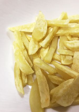 フタを使って簡単ポテトフライのできあがり-レシピのメイン写真