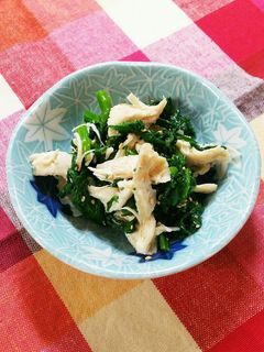 春菊と鶏ささみのナムル-レシピのメイン写真