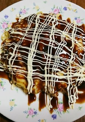 玉ねぎでお好み焼き〜!-レシピのメイン写真