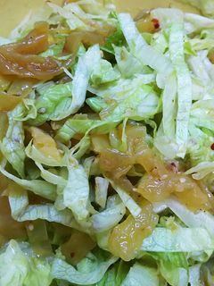 簡単★中華クラゲとレタスの和え物-レシピのメイン写真