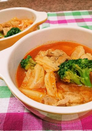 簡単！チキンと野菜のトマト煮込み-レシピのメイン写真