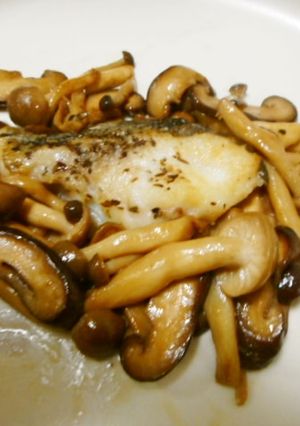 タラのムニエル秋キノコソテー添え-レシピのメイン写真