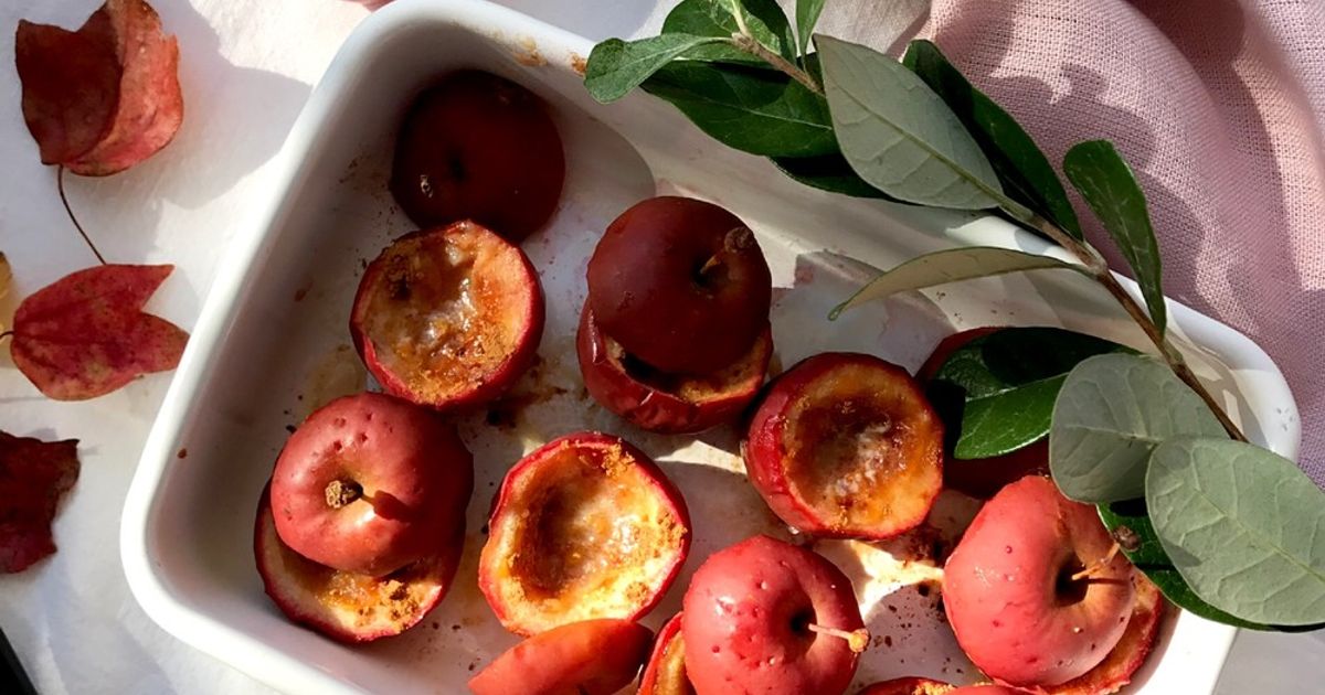 姫りんごの焼き林檎 by yoko♡cafe 【クックパッド】 簡単おいしい