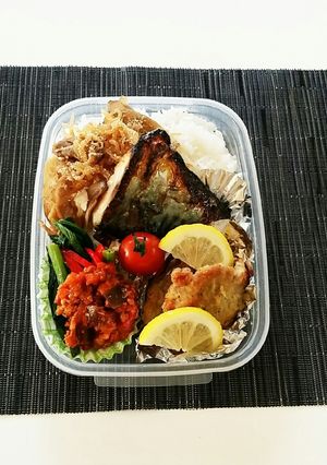 菌活　鯖の味噌漬け弁当-レシピのメイン写真
