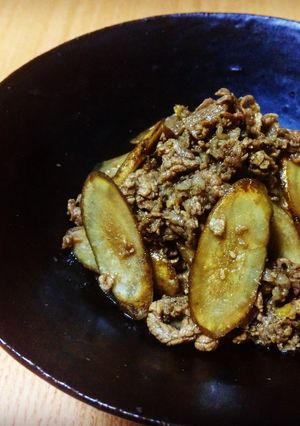 ひみつの牛肉とごぼうのしぐれ煮☆-レシピのメイン写真