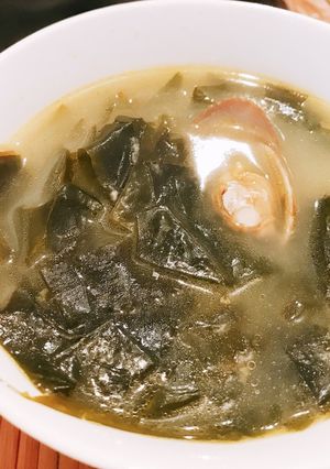 アサリとワカメのスープ☆韓国風-レシピのメイン写真