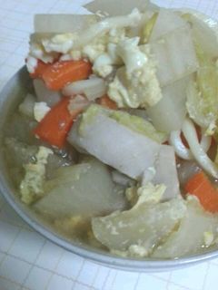 ほっこりあったか☆鶏肉と白菜の梅うどん-レシピのメイン写真