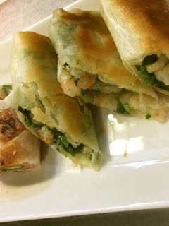 #パクチー大好きエビとパクチーの焼き春巻-レシピのメイン写真