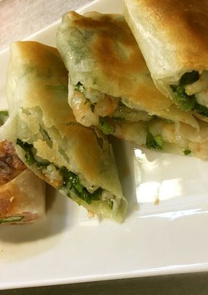 #パクチー大好きエビとパクチーの焼き春巻-レシピのメイン写真