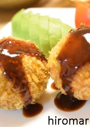 チーズがとろ～ん♡かぼちゃコロッケ-レシピのメイン写真