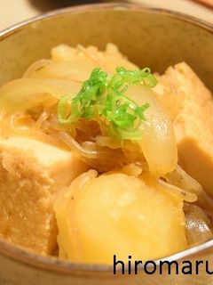 鍋にお任せ!厚揚げのすき焼き風-レシピのメイン写真