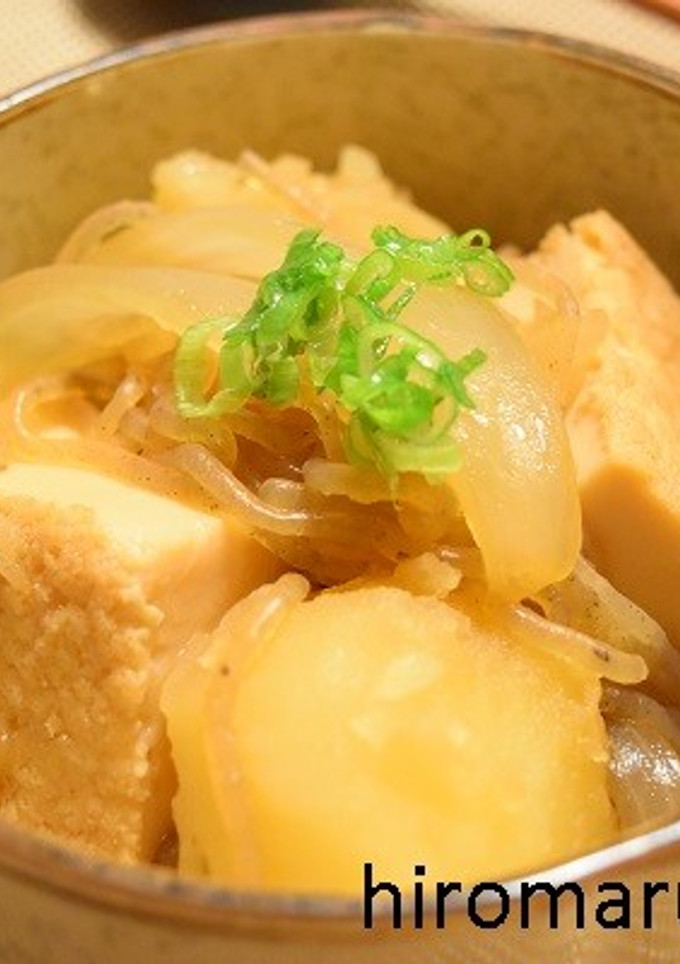 鍋にお任せ！厚揚げのすき焼き風-レシピのメイン写真