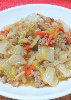 【龍愛】豚ひき肉と白菜のトロミ煮-レシピのメイン写真