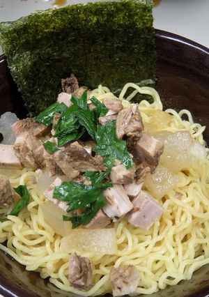 冬瓜入り塩ぶっかけチャーシュー麺-レシピのメイン写真