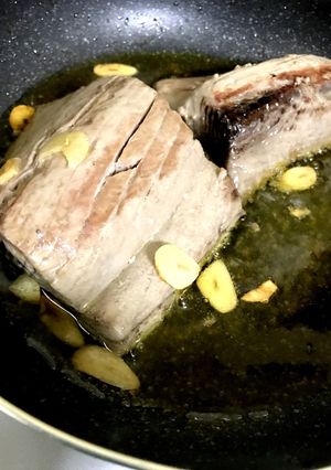 簡単でしっとり！マグロの血合いのオイル煮-レシピのメイン写真